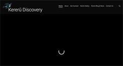 Desktop Screenshot of kererudiscovery.org.nz